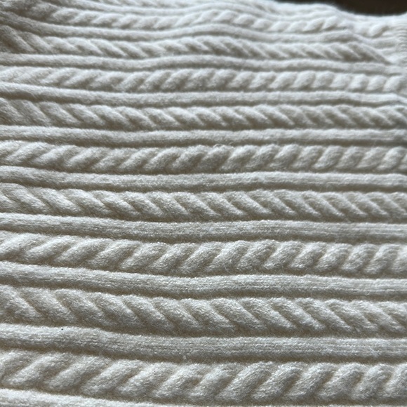 Express Cream Knit Blouse - Picture 9 of 9